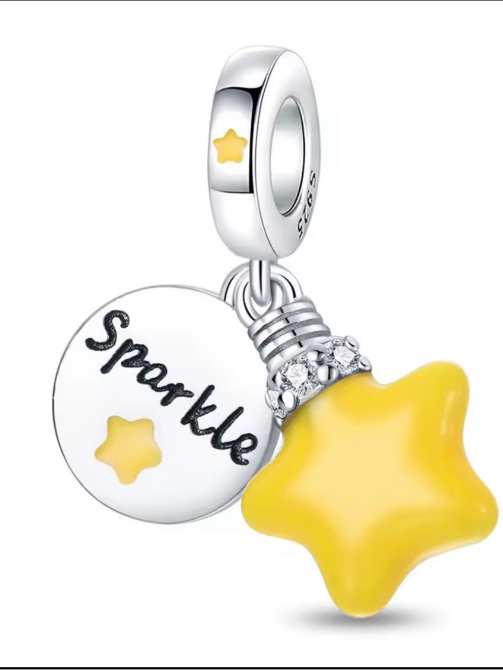 S925 Glow-in-the-dark Star Charm 🌟